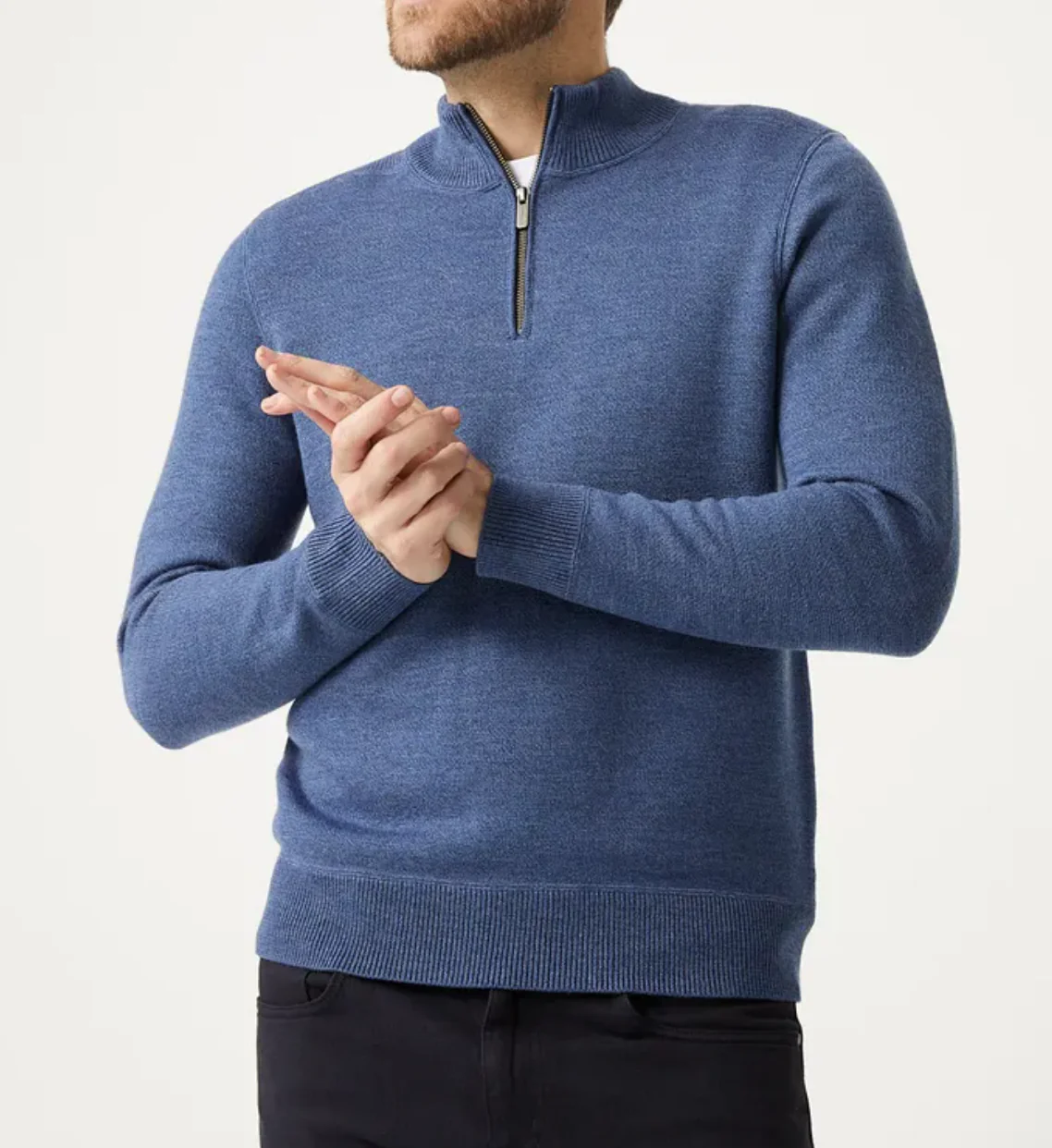Toorallie Grafton Half Zip Knit