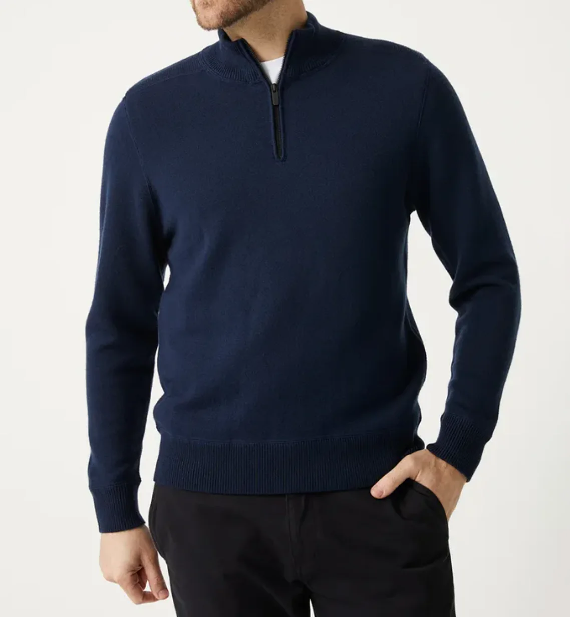 Toorallie Grafton Half Zip Knit - Image 2
