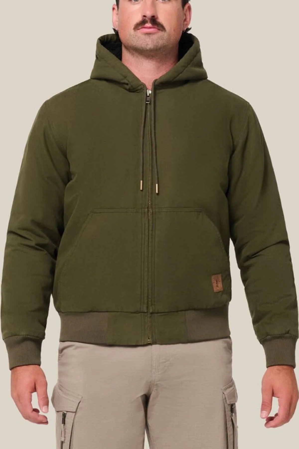 Hard Yakka Canvas Bomber Jacket