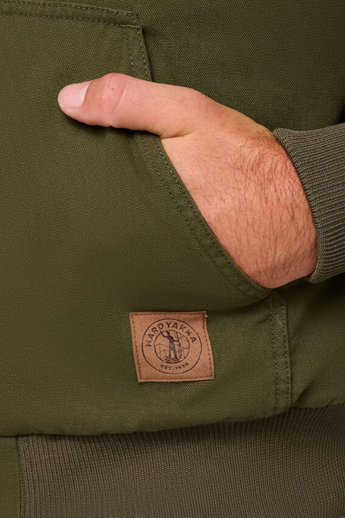 Hard Yakka Canvas Bomber Jacket - Image 4