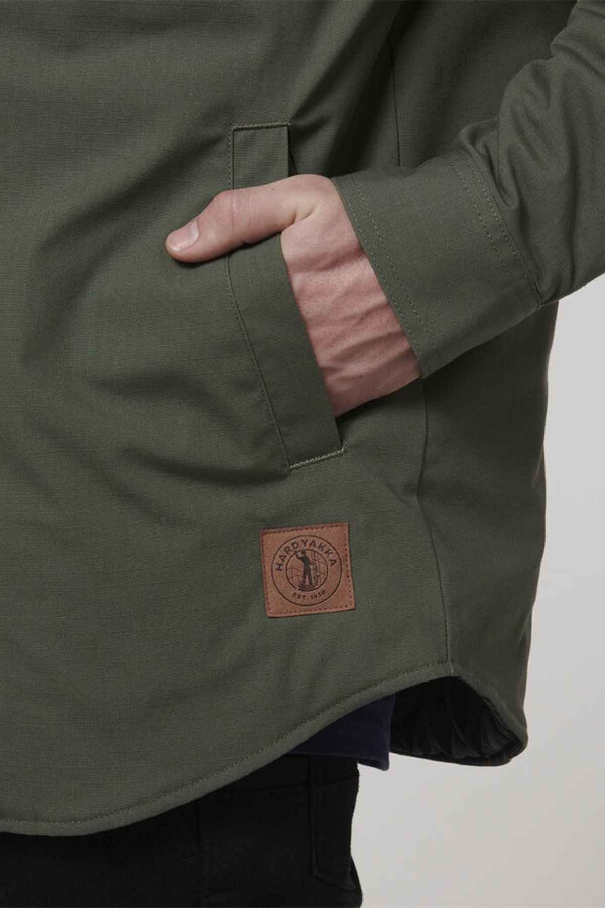 Hard Yakka Quilted Solid Shacket - Image 3
